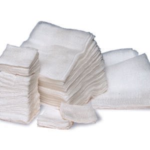 Gauze Swabs (Non-sterile) 8 ply White 5cm x 5cm x100